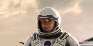 In Christopher Nolan’s Interstellar,Matthew McConaughey plays an astronaut who uses the high gravity of a black hole to time travel to faraway planets.