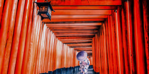 Vist Fushimi Inari early to avoid the thick of the crowds.