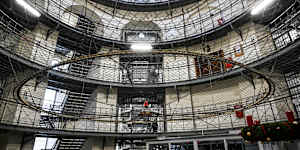 The middle building of Moabit Prison in Berlin.