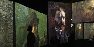 The Van Gogh Alive exhibition.