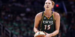 Lauren Jackson playing for the Seattle Storm in 2010.