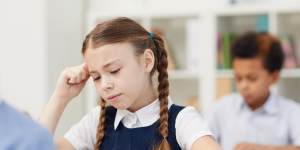 Poverty can contribute to a child falling behind at school. 