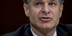 Christopher Wray,director of the Federal Bureau of Investigation.