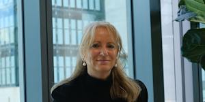Queensland Human Rights Commissioner Debbie Platz APM in her Brisbane office.