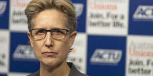 ACTU secretary Sally McManus.