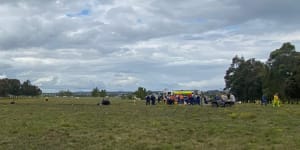 Pilot suffers serious burns in plane crash in Hunter