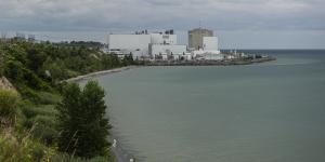 A “positive experience”:the Darlington Nuclear Generating Station,in Clarington,Ontario. 