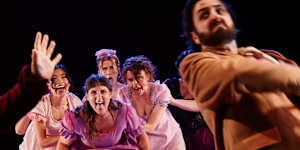 Bloomshed’s Pride and Prejudice offers a slick period parody full of brilliantly executed comic scenes.