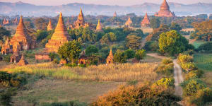 View around Shwesandaw Pagoda,Myanmar.