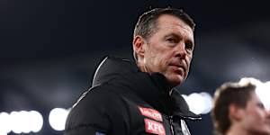 Collingwood coach Craig McRae.