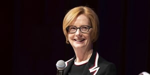 Former prime minister Julia Gillard at an event in June 2022.