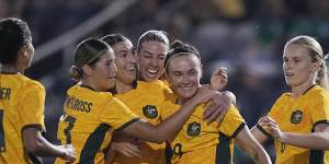 The Matildas ran out 2-0 winners over Mexico.