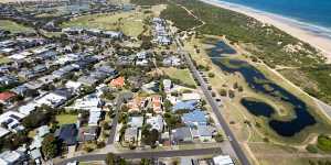 The population boomed in the ever popular Surf Coast region near Geelong.