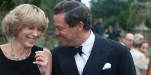 Camilla (played by Olivia Williams) and Charles (Dominic West).