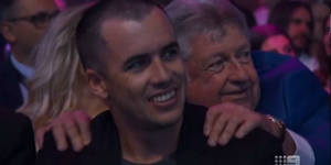 Shane Billings,husband of Amy Shark,at the ARIA Awards.