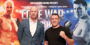 Gallen ready to'shock'big,bad Barry Hall in cross-code bout