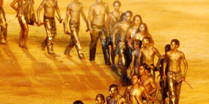Indigenous performers at the Opening Ceremony in Sydney in 2000.