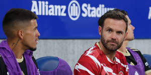 Juan Mata was benched again in Saturday night’s derby,but had a good impact in the second half.