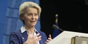 European Commission President Ursula von der Leyen says she is keen to negotiate with China.