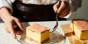 Using store-bought puff pastry makes this vanilla slice a simple weekend project.