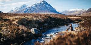 The scenery becomes postcard beautiful as we head towards Glencoe.