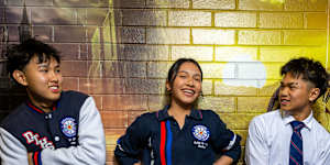 Doonside High has reported an increase in students moving from band 4 to 5 in the HSC.