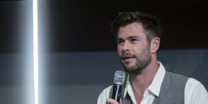 Actor Chris Hemsworth praised the"terrific environment we have at our fingertips"in Australia. 