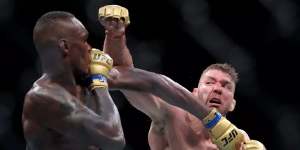 Adesanya choked in Perth UFC title loss to du Plessis