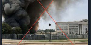 The fake image that purported to show an explosion near the Pentagon was shared by a fake Bloomberg account.
