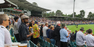 Manuka Oval is up to the Test