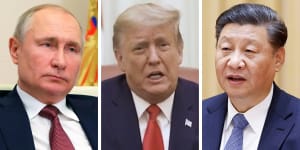 Global threat from three strongmen