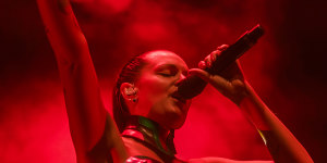 Swedish singer Tove Lo brought her brand of electropop to Melbourne.