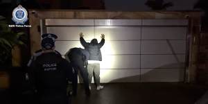 Police searched seven people during Thursday night’s raids.