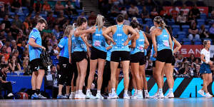The Mavericks huddle at last month’s Team Girls Cup in Sydney.