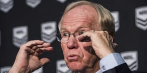 Pulling strings:Peter Beattie has led the charge to introduce the no-fault stand down rule.