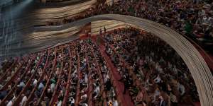 Inside the new 1500-seat capacity lyric theatre to open in 2028. 