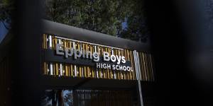 Epping Boys High is one of the schools that has been closed temporarily after a student tested positive for coronavirus. 
