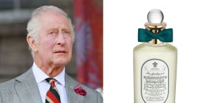 King Charles III and Penhaligon’s ‘Highgrove Bouquet’,($320,100ml). The fragrance is a collaboration between the English perfumery and the monarch,with a portion of sales going to The Prince’s Trust.