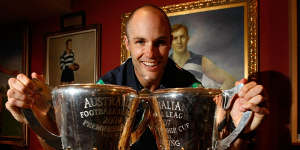 Harley won two premierships as captain of Geelong.
