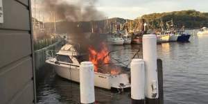 Multiple people in hospital with burns after boat explosion on Hawkesbury River