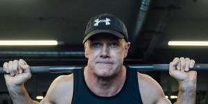 Graham Ambrose is photographed in a workout posted to his Instagram account.