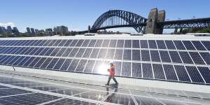 A special Australian characteristic ... solar panels on anything that’s flat.