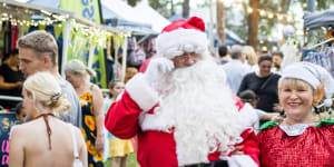 Carseldine Christmas Twilight Markets is one of many evening markets in Brisbane ahead of the holidays.