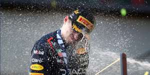 Last year’s winner in Melbourne,Red Bull’s world champion Max Verstappen.