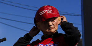 Trump supporters at a rally in Scranton on Wednesday.