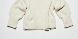 This merino wool jumper comes with free wear n tear repairs - for life. 