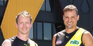 Dylan Grimes and Toby Nankervis are Richmond’s new co-captains.