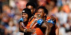Jarome Luai has driven standards at the Tigers,on and off the field.
