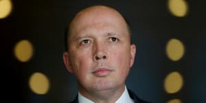 Home Affairs Minister Peter Dutton has broad control over Australia's national security agencies. 