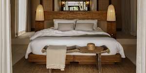 Travellers are keen to invest in rest – inside a suite at Mana Sanctuary Bali.